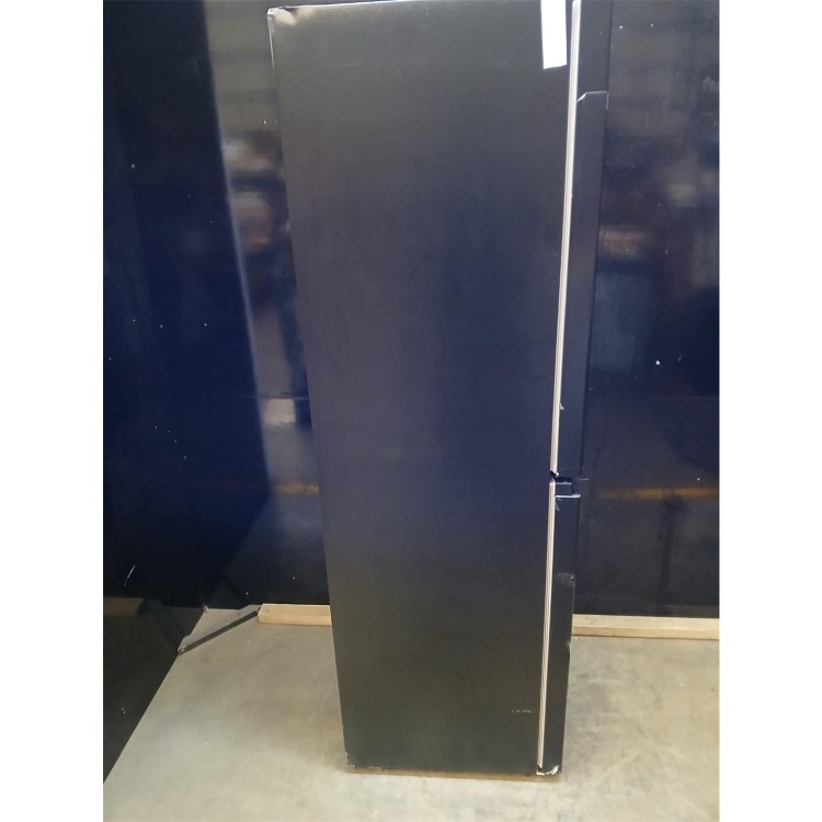 Refurbished Fridgemaster 252 Litre 50/50 Freestanding Fridge Freezer - Black - E Rated