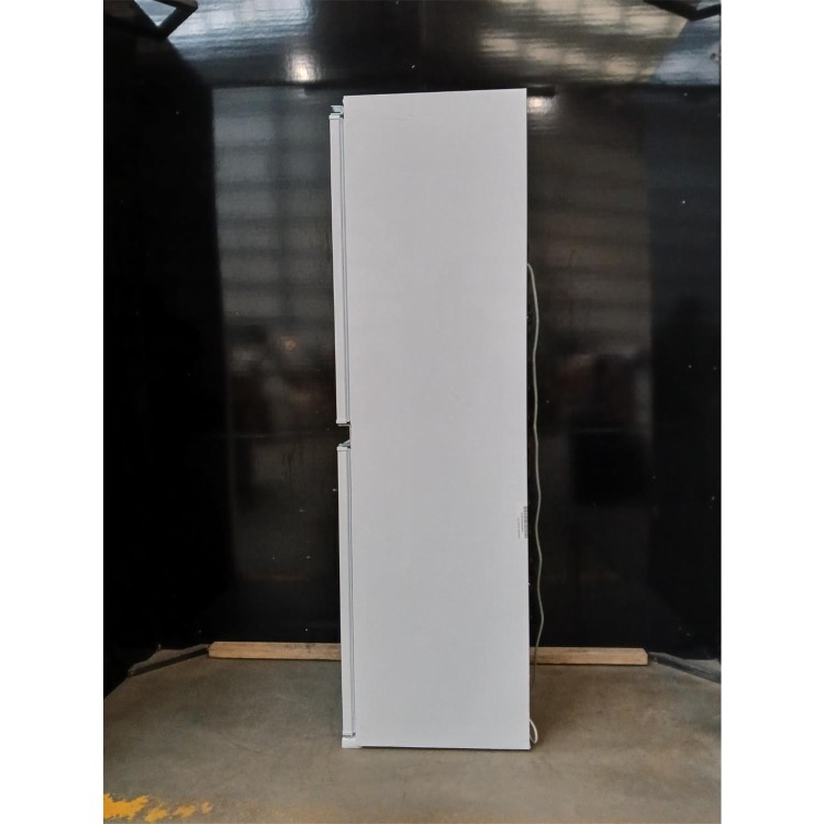 Refurbished electriQ 230 Litre 177cm Frost Free 50/50 Integrated Fridge Freezer - White with Sliding Door Hinge