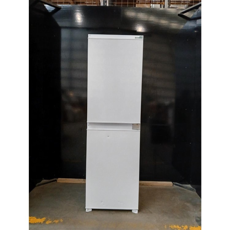 Refurbished electriQ 230 Litre 177cm Frost Free 50/50 Integrated Fridge Freezer - White with Sliding Door Hinge