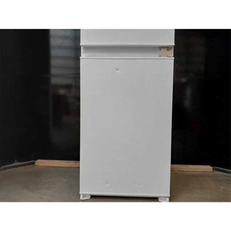 Refurbished electriQ 230 Litre 177cm Frost Free 50/50 Integrated Fridge Freezer - White with Sliding Door Hinge