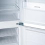 electriQ 249 Litre 178cm 70/30 Integrated Fridge Freezer - White with Sliding Door Hinge