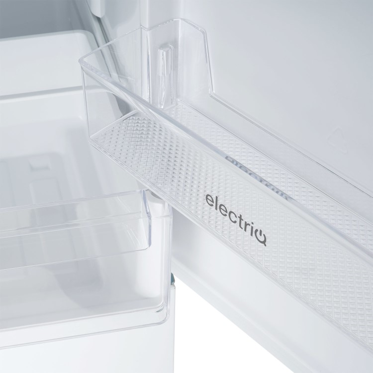 electriQ 249 Litre 178cm 70/30 Integrated Fridge Freezer - White with Sliding Door Hinge
