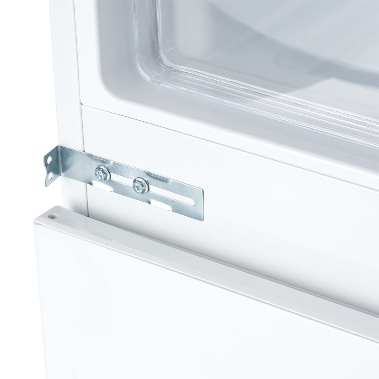 electriQ 249 Litre 178cm 70/30 Integrated Fridge Freezer - White with Sliding Door Hinge