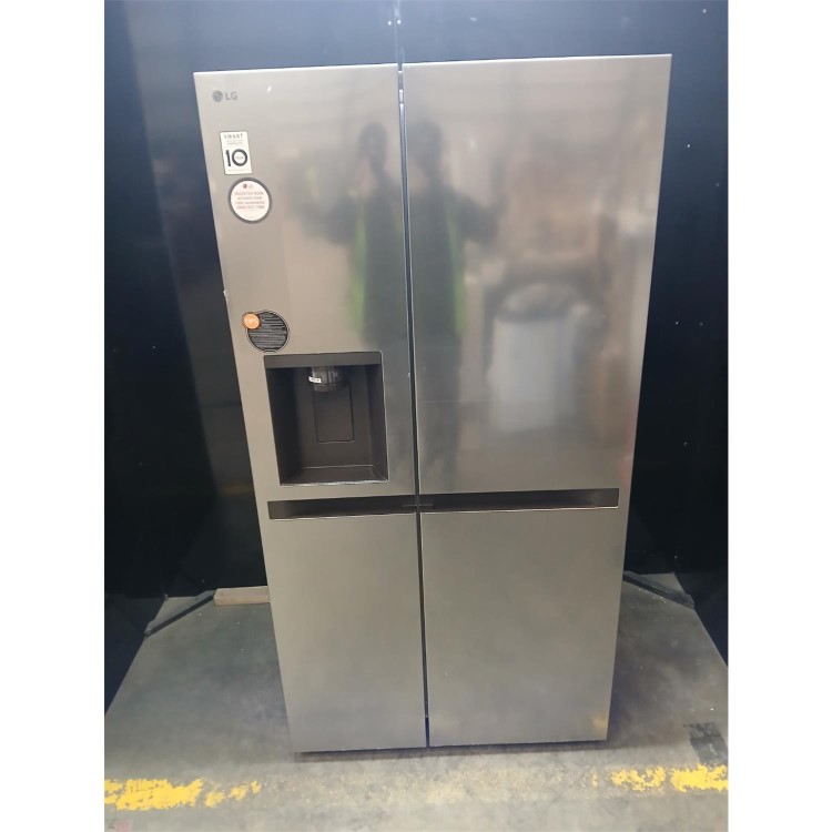 Refurbished LG NatureFRESH 641 Litre Side-By-Side American Fridge Freezer - Prime Silver
