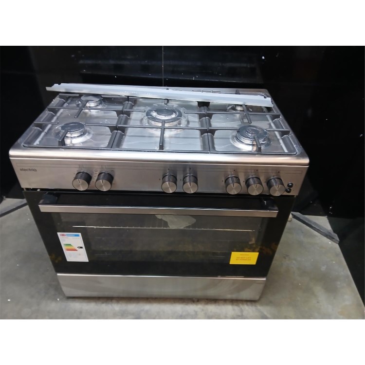 Refurbished electriQ 90cm Gas Range Cooker SS
