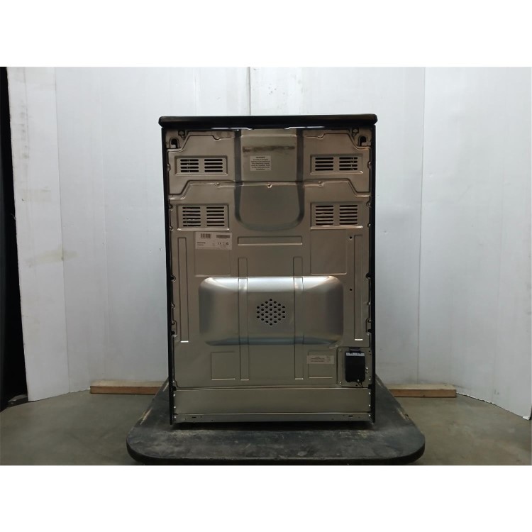 Refurbished electriQ 60cm Double Oven Electric Cooker - Cream