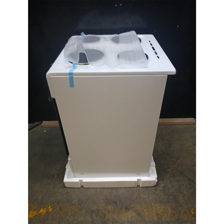 Refurbished electriQ 60cm Single Electric Solid Plate White 1yr Warranty