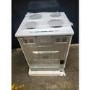 Refurbished electriQ 60cm Single Electric Solid Plate White 1yr Warranty
