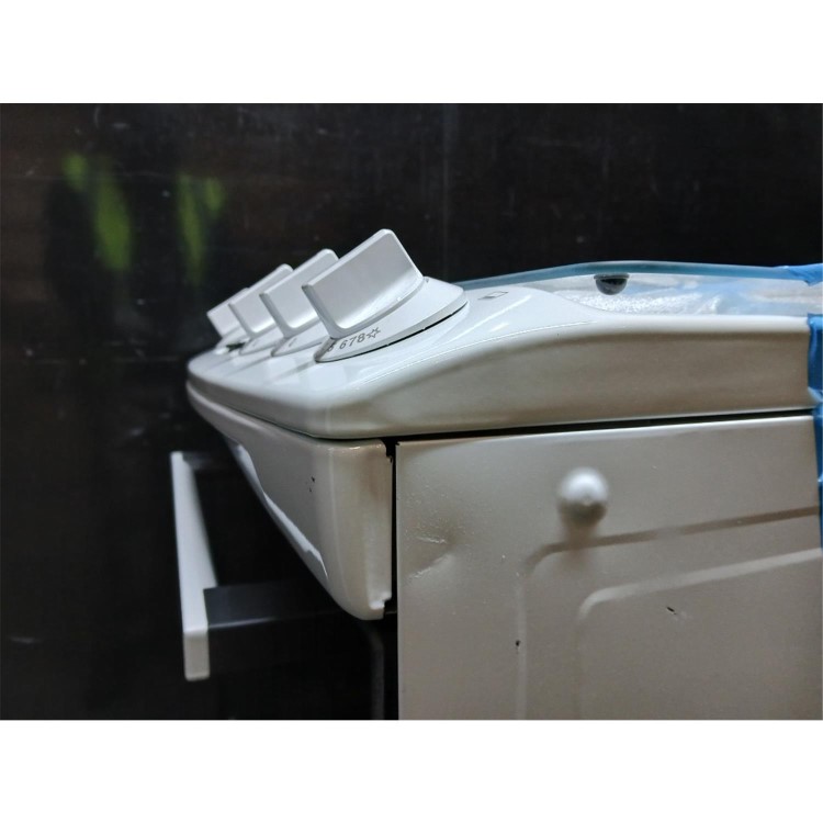 Refurbished AEG 55cm Gas Cooker with Lid - White