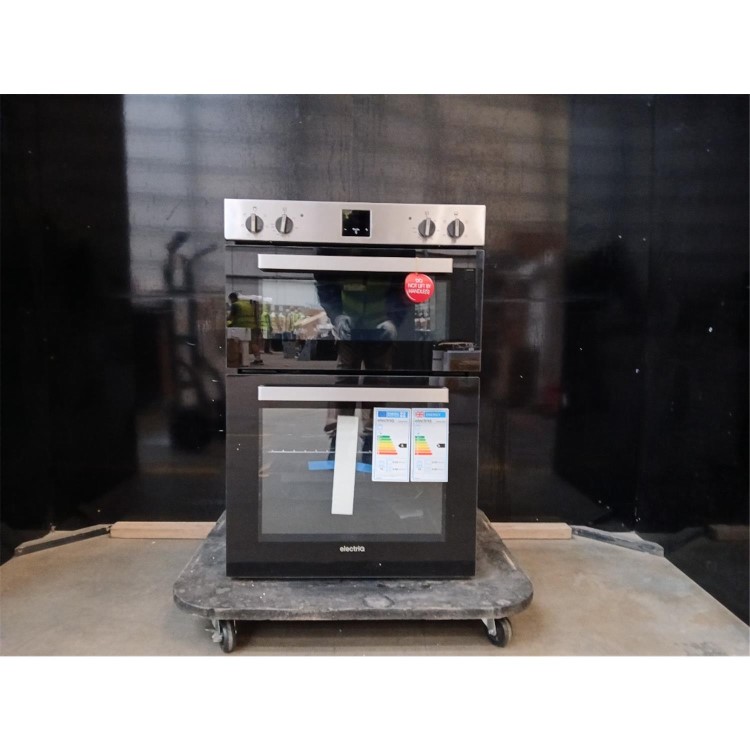 Refurbished electriQ Built-In Electric Double Oven - Stainless Steel