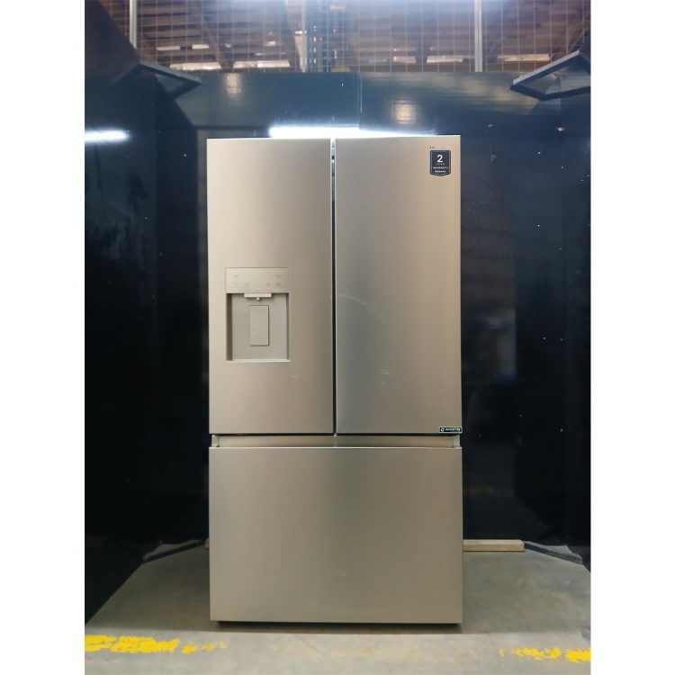 Refurbished Hisense 634 Litre French Style American Fridge Freezer - Stainless Steel