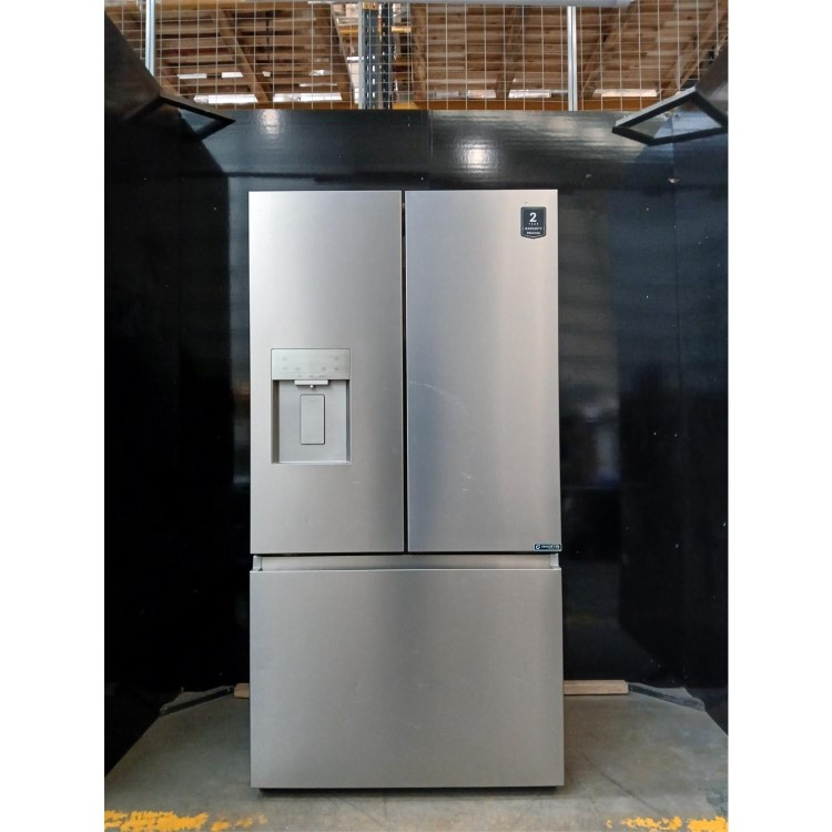 Refurbished Hisense 634 Litre French Style American Fridge Freezer - Stainless Steel