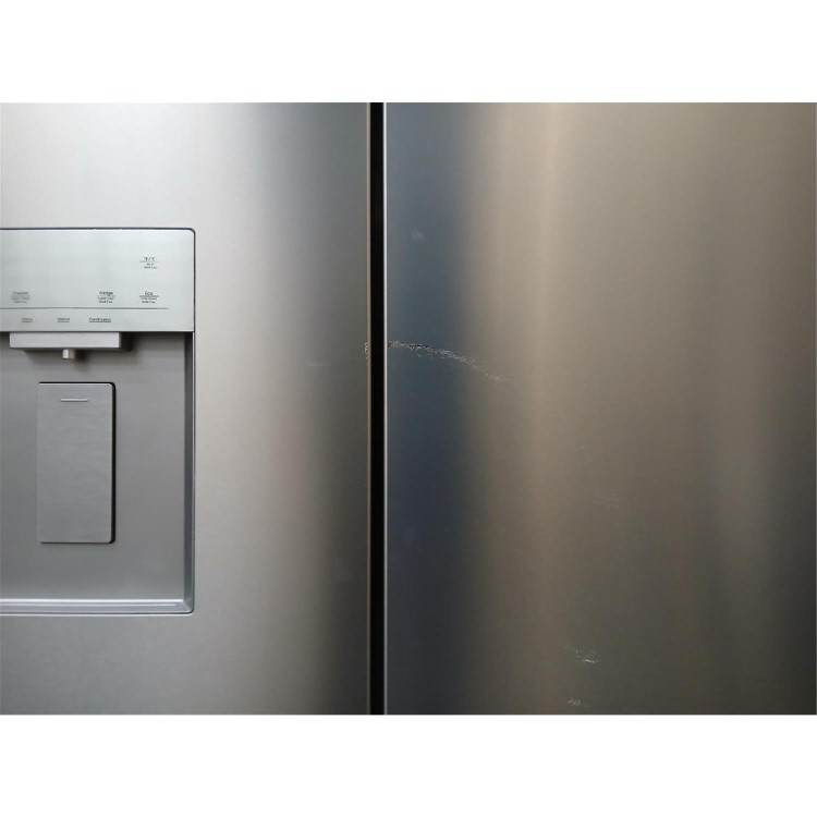 Refurbished Hisense 634 Litre French Style American Fridge Freezer - Stainless Steel