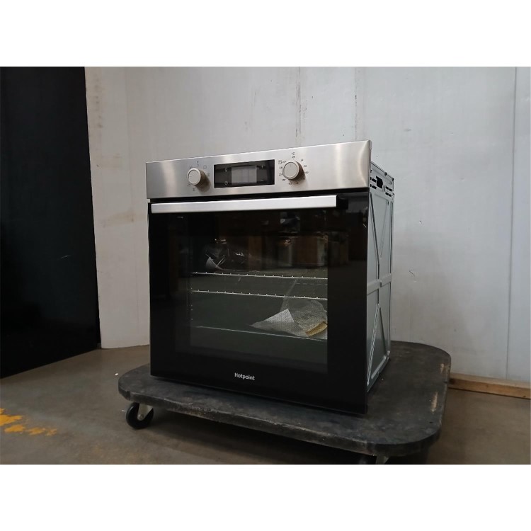Refurbished Hotpoint Class 2 Multiflow HO 255H X UK Single Electric Fan Oven - Stainless Steel
