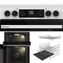 Hisense 50cm Electric Cooker with Air Fry - White
