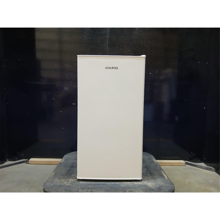 Refurbished electriQ 62 Litre Freestanding Under Counter Fridge with Ice Box - White