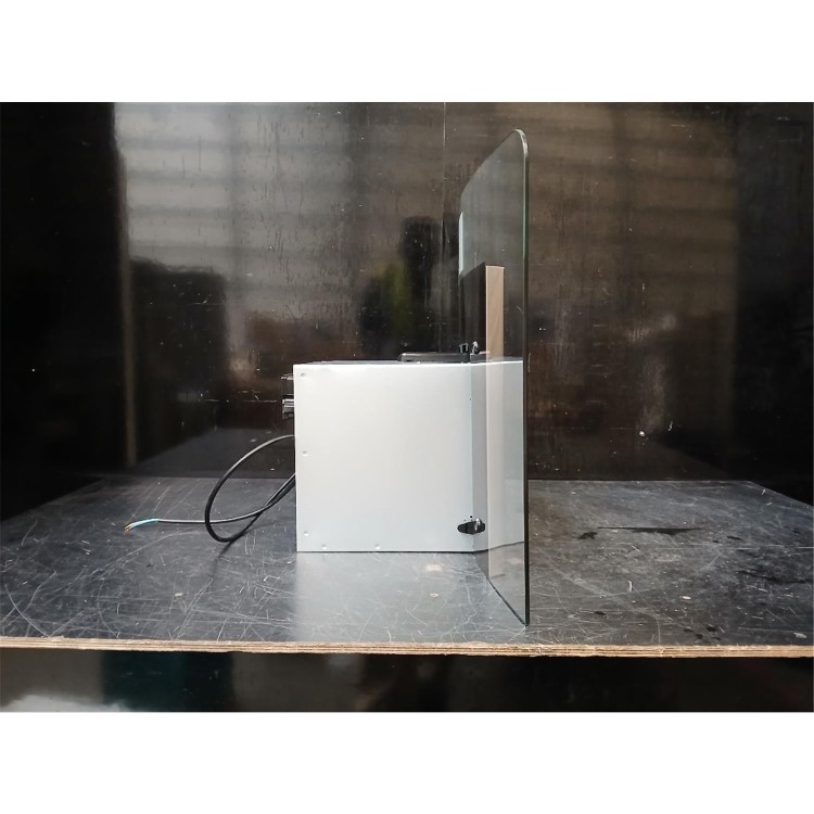 Refurbished CDA ECP72SS 70cm Curved Glass Chimney Cooker Hood - Stainless Steel