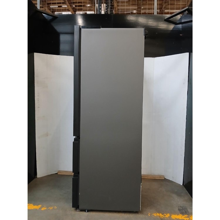 Refurbished Hotpoint 510 Litre French Style American Fridge Freezer - Inox