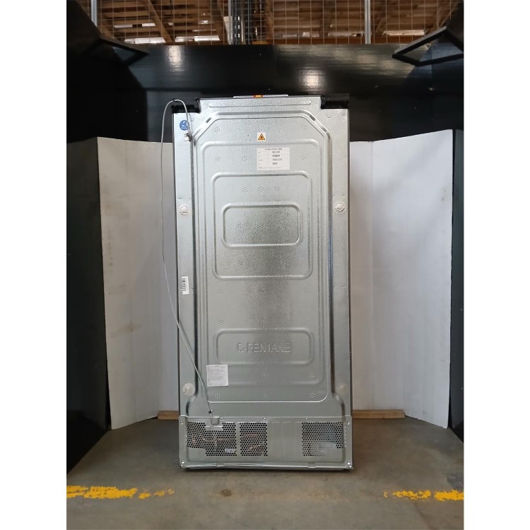 Refurbished Hotpoint 510 Litre French Style American Fridge Freezer - Inox
