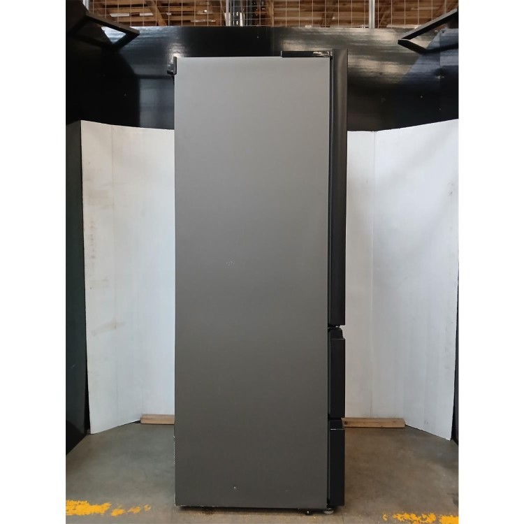 Refurbished Hotpoint 510 Litre French Style American Fridge Freezer - Inox