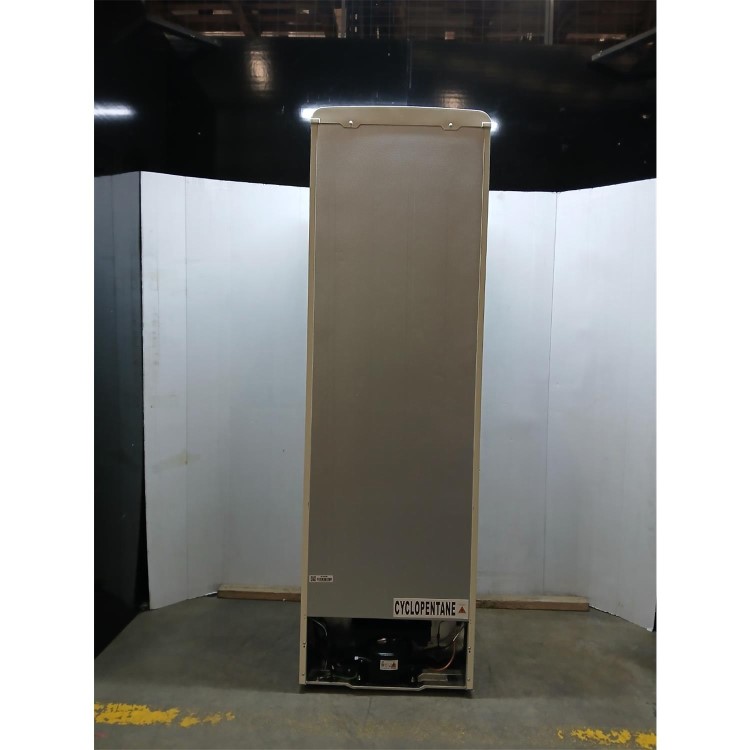 Refurbished electriQ 244 Litre 60/40 Retro Freestanding Fridge Freezer - Cream