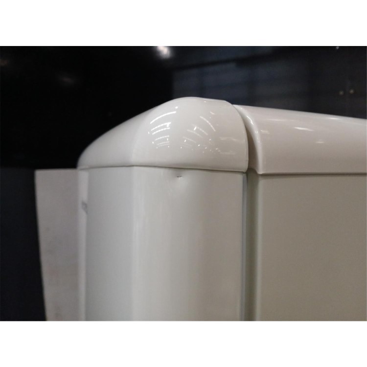 Refurbished electriQ 244 Litre 60/40 Retro Freestanding Fridge Freezer - Cream
