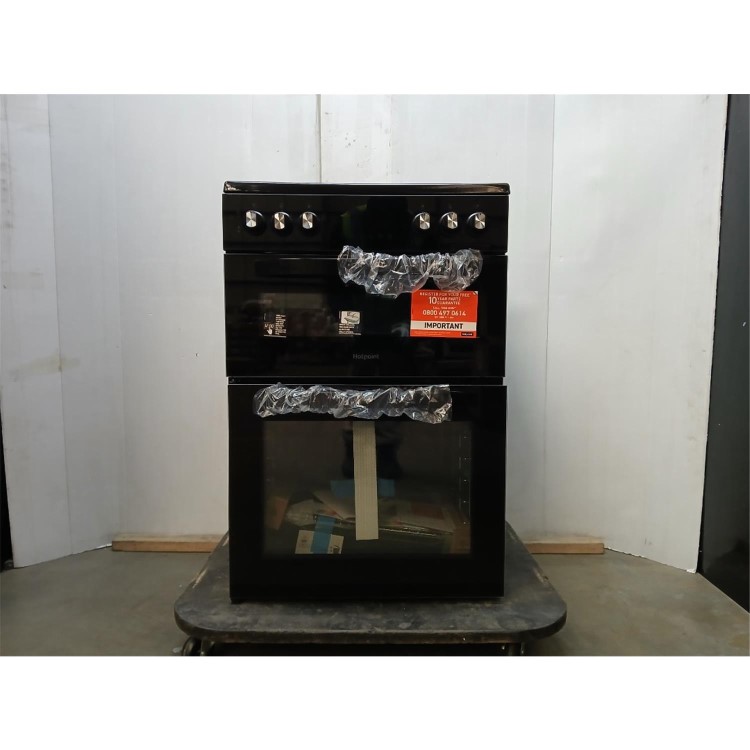 Refurbished Hotpoint 60cm Electric Cooker - Black