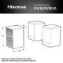 Refurbished Hisense HDCEC5C10W 50cm Electric Cooker with Air Fry - White