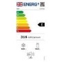 Refurbished Tesla T530TDBG 529 Litres French Style American Fridge Freezer - Black