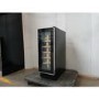 Refurbished electriQ 18 Bottle Capacity 30cm Freestanding Under Counter Wine Cooler - Stainless Steel
