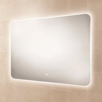GRADE A1 - Rectangular LED Bathroom Mirror with Demister 1200x600mm- HiB Ambience 120 