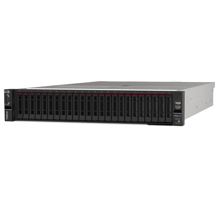 Lenovo SR650 V3 Xeon Silver 4510 2.4GHz 12c 32GB RAM 4800MHz 1Rx4 DDR5 RDIMM 2U Rack Server