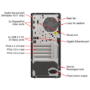 Lenovo ThinkSystem ST50 V2 Intel Xeon E-2324G 3.1GHz 4c 16GB RAM 2x960GB SSD 5U Tower Server