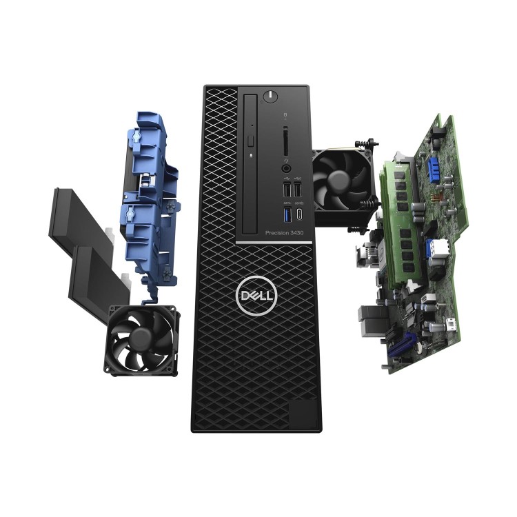 Dell Precision 3430 Core i7-8700 8GB 256GB SSD Nvidia Quadro P620 Windows 10 Pro Workstation PC