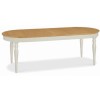 Bentley Designs Hampstead Extending Dining Table in Soft Grey and Oak