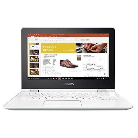 Refurbished Lenovo Yoga 300 Intel Celeron N3060 4GB 64GB 11.6 Inch Touchscreen Windows 10 Laptop in White