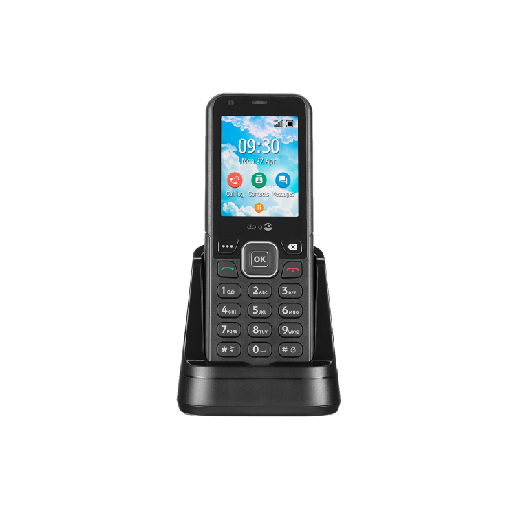 Refurbished Doro 7000H 4GB 4G SIM Free Mobile Phone - Black