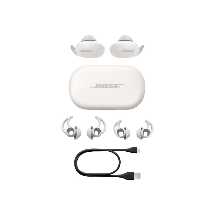 Bose QuietComfort Noise Cancelling Earbuds - Soapstone White