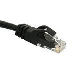 Cables To Go 1m Cat6 Snagless CrossOver UTP Patch Cable Black