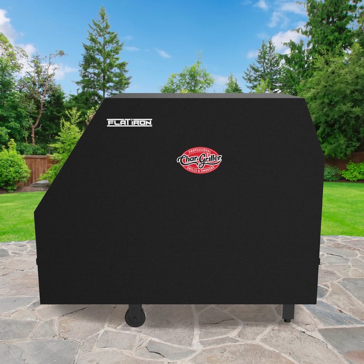 Char-Griller 8355 Griddle / Plancha Cover for Flat Iron 3 Burner