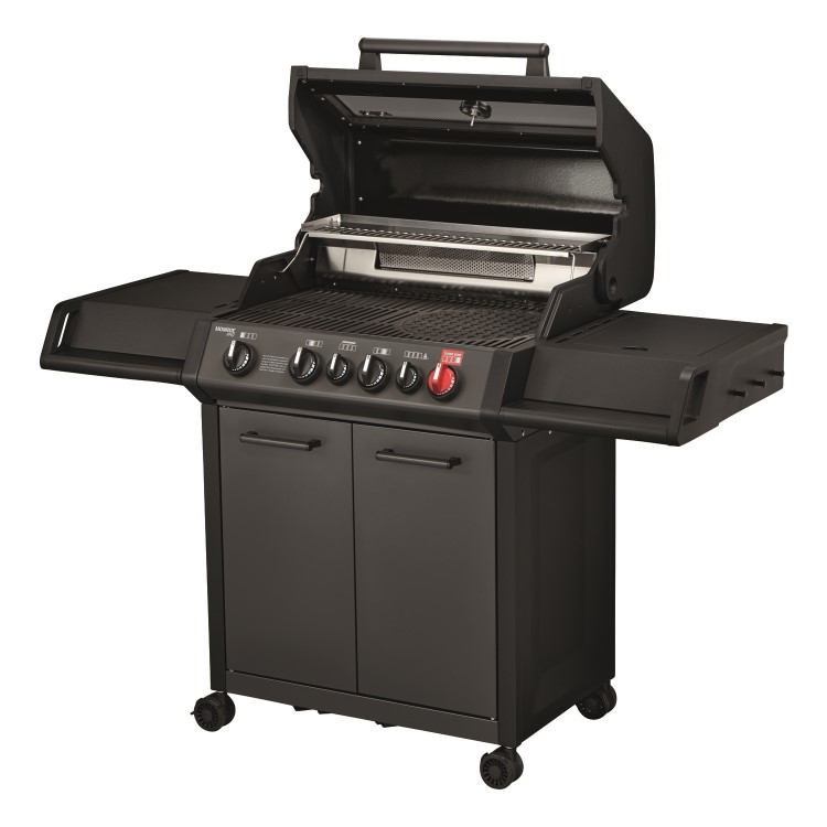 Enders Monroe Pro 4 Burner  SIK Turbo Gas BBQ - Shadow