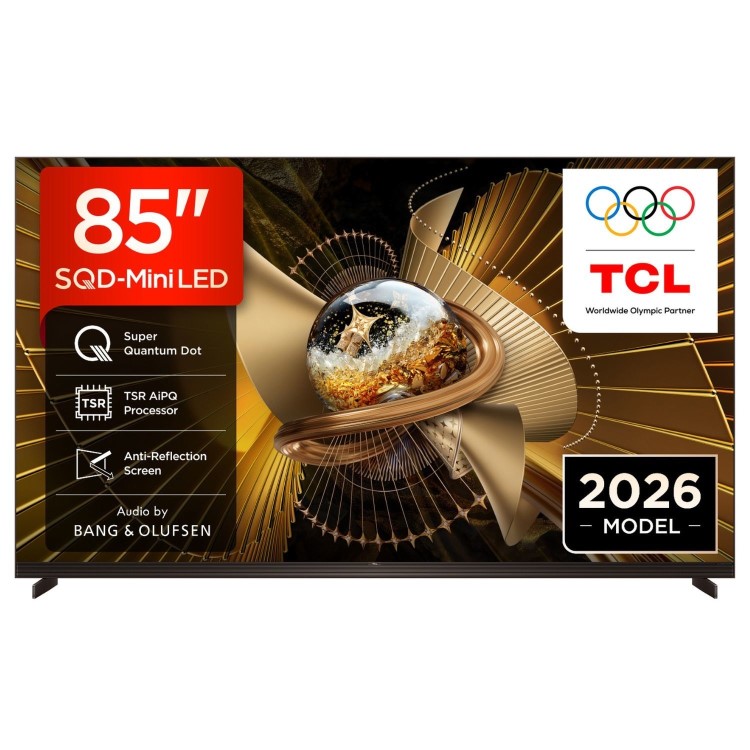 TCL 85P7L-UK 85" QLED 4K HDR Smart Google TV – Ultra Large 85 Inch 4K UHD TV with Dolby Vision HDR10+ & Google TV Streaming Apps