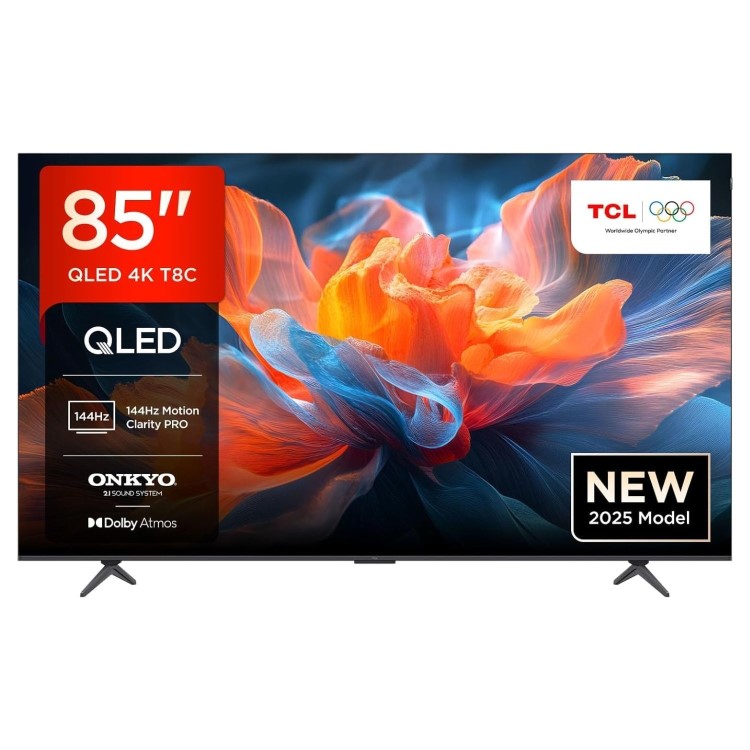 TCL T8C 85 inch 4K Ultra HD QLED Smart Google TV