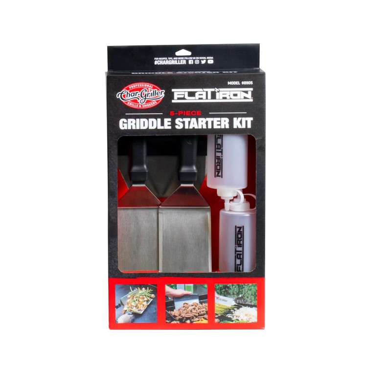 Char-Griller 8905 flat Iron Griddle Starter Kit