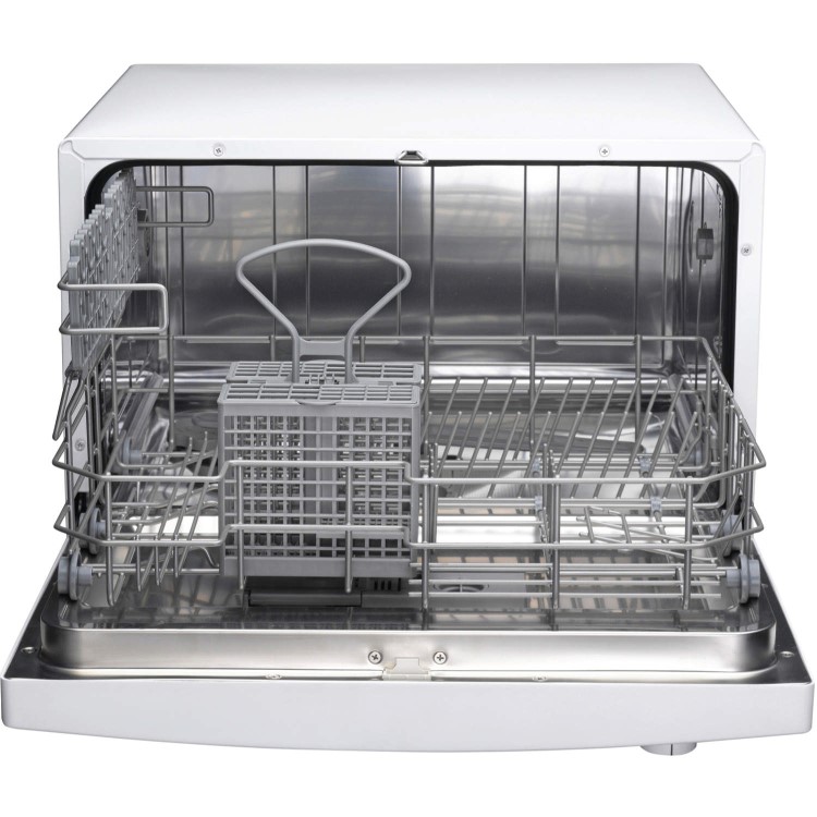 GRADE A1 - Indesit ICD661 6 Place Freestanding Compact Table Top Dishwasher White