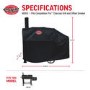 Char-Griller Competition Pro BBQ Grill Cover - Black