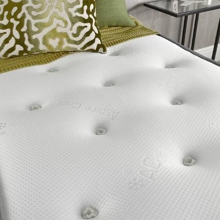King Size Firm Open Coil Spring Cooling Natural Fibre Rolled Mattress - Aspire