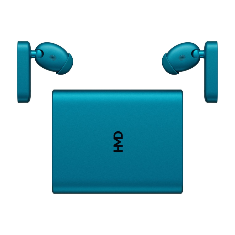 HMD Amped Buds Wireless Earphones with Integrated Powerbank - Cyan