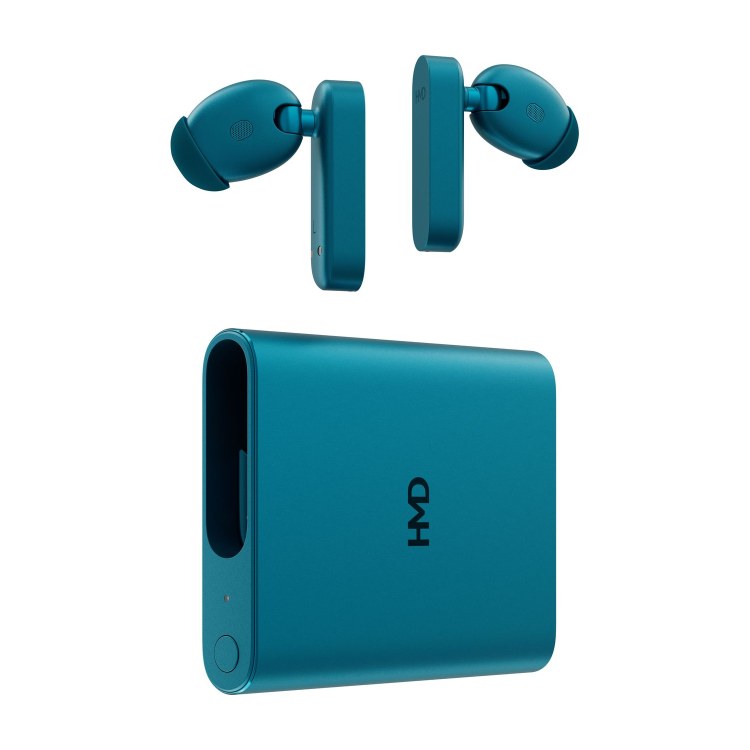 HMD Amped Buds Wireless Earphones with Integrated Powerbank - Cyan
