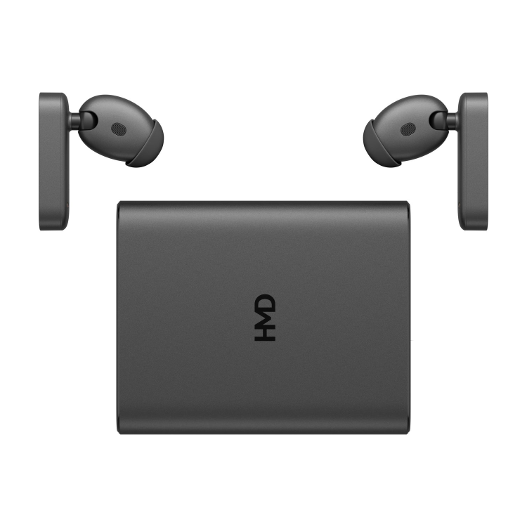 HMD Amped Buds Wireless Earphones with Integrated Powerbank - Black